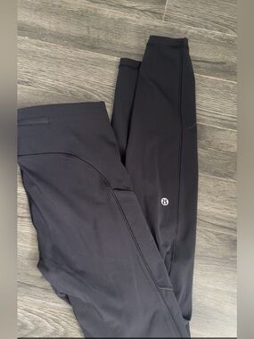lululemon athletica Black Leggings with Logo